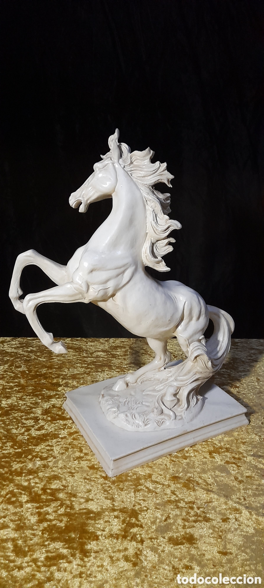 Arte: Elegante caballo Blanco. - Foto 3