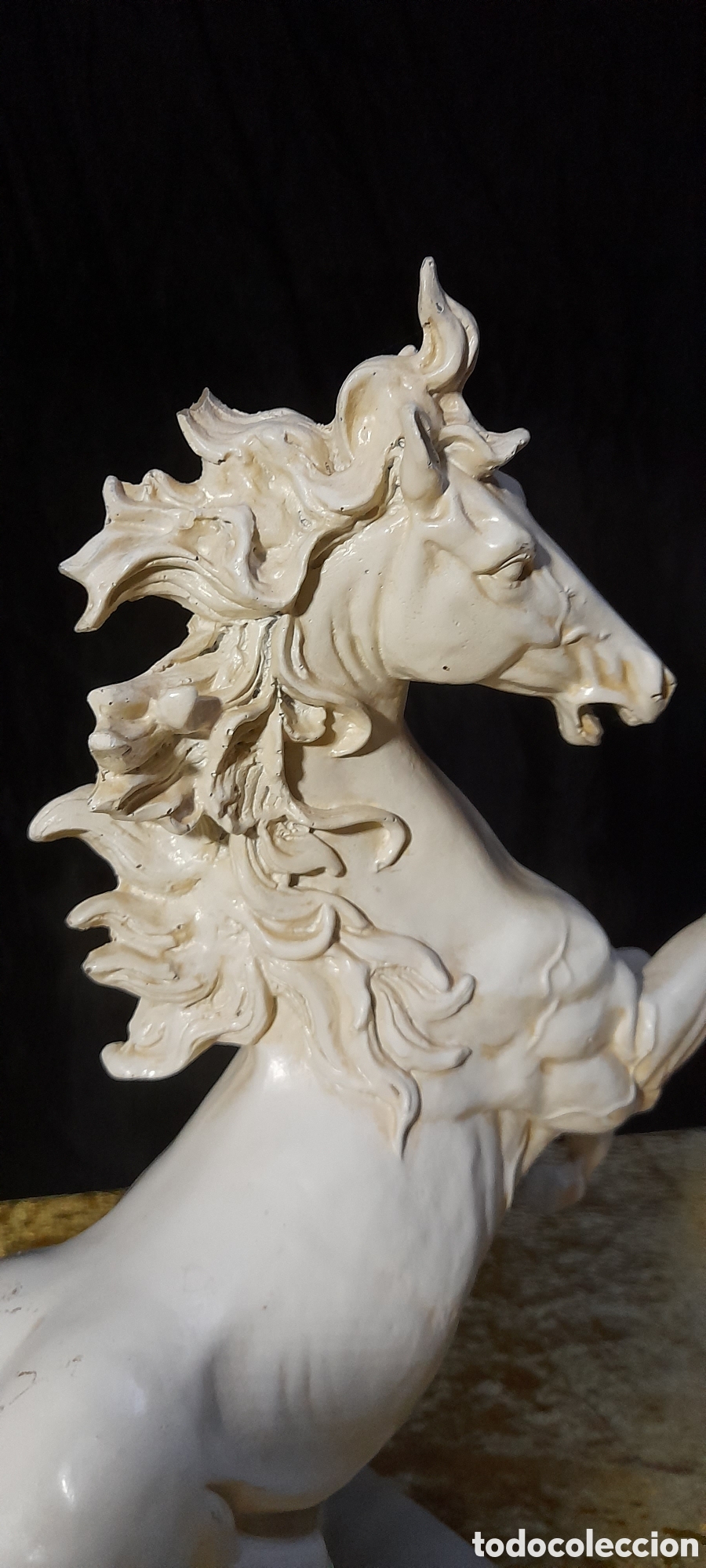 Arte: Elegante caballo Blanco. - Foto 4