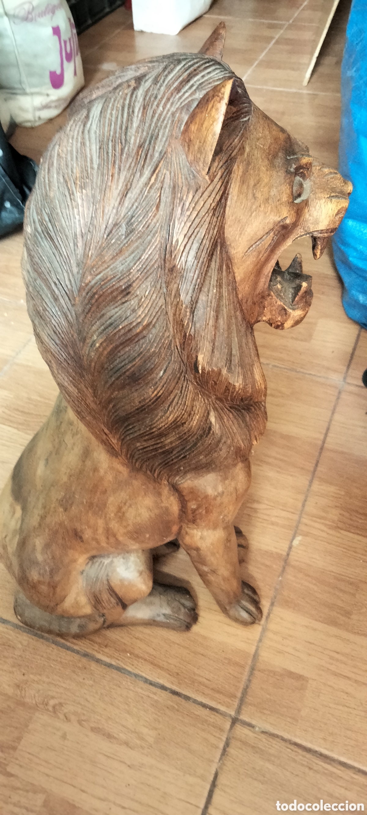 Arte: TALLA MADERA LEON - Foto 4