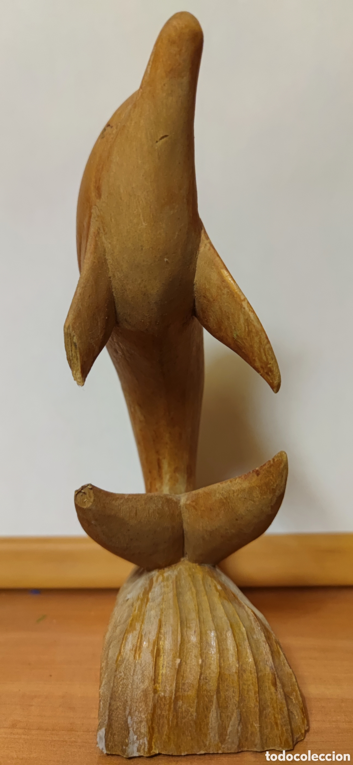 Arte: Delf&iacute;n tallado en madera - Foto 2