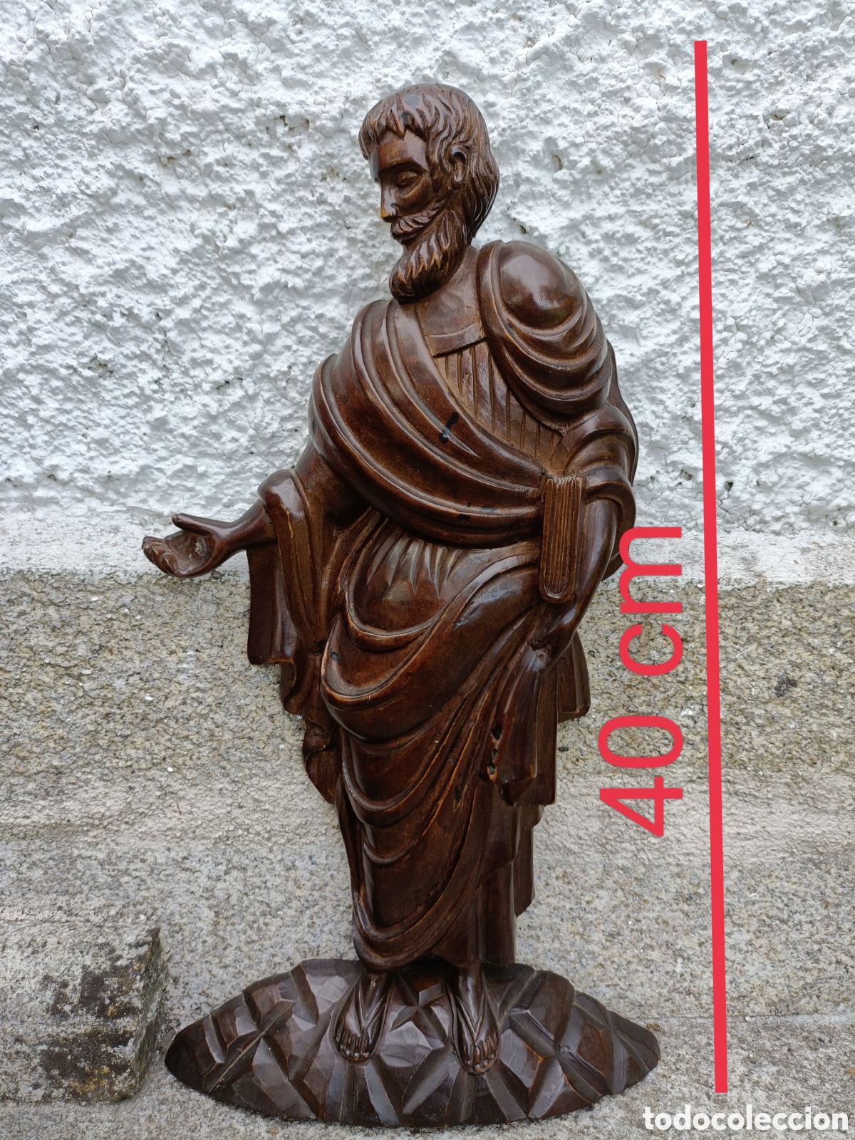 Arte: Figura santo madera - Foto 2
