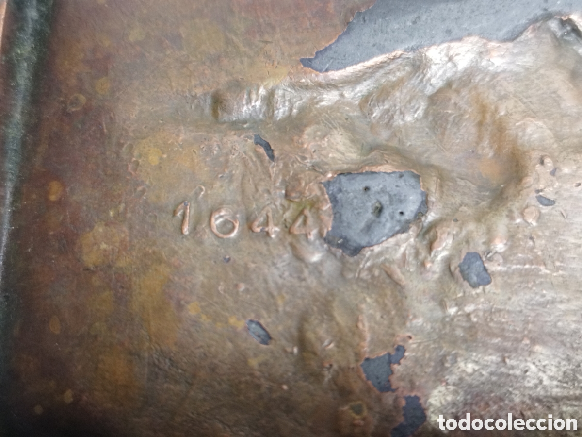 Arte: Cenicero de bronce, antiguo - Foto 3