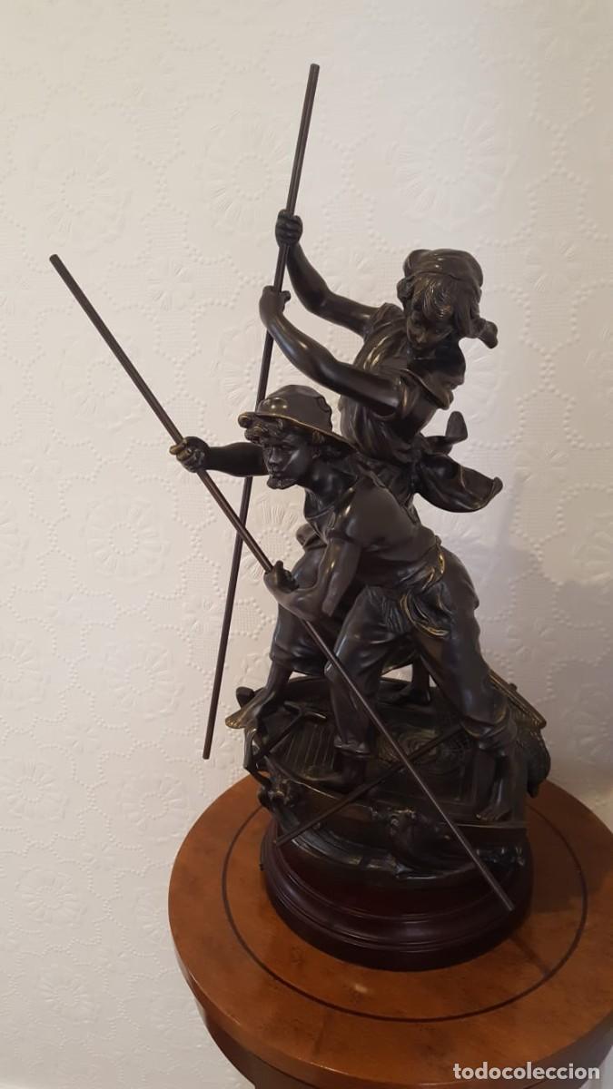 Arte: Barqueros en bronce - Foto 2