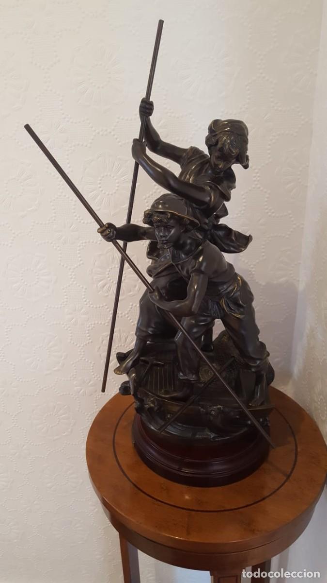 Arte: Barqueros en bronce - Foto 3
