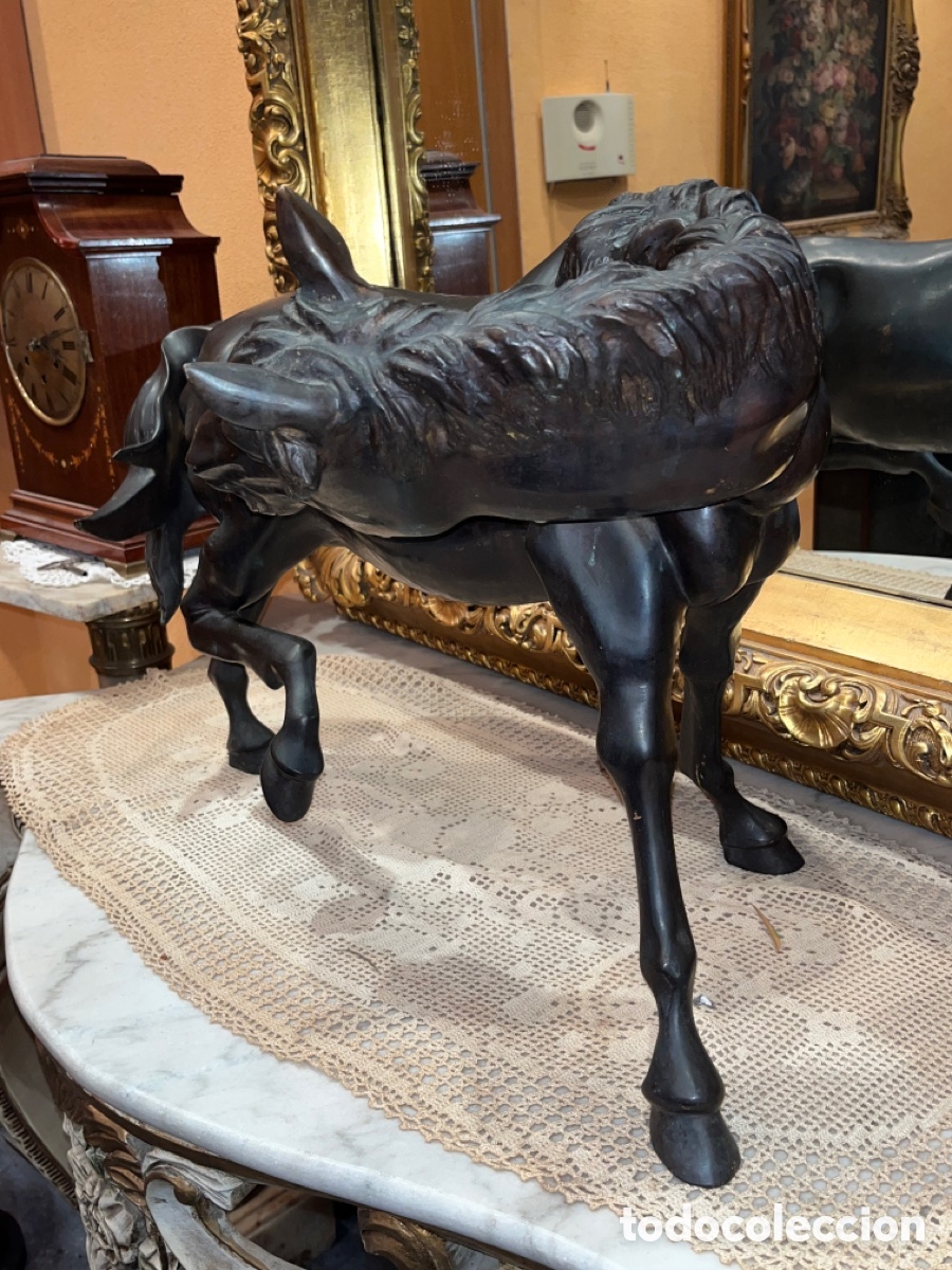 Arte: Antiguedades- Caballo de bronce - Foto 4