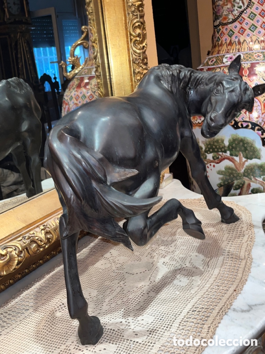 Arte: Antiguedades- Caballo de bronce - Foto 6