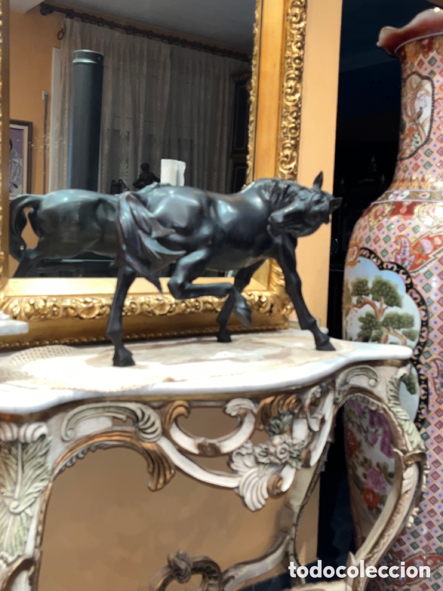 Arte: Antiguedades- Caballo de bronce - Foto 8