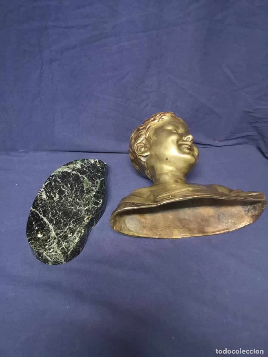 Arte: BUSTO DE BRONCE Y BASE EN MARMOL S.XIX - Foto 10