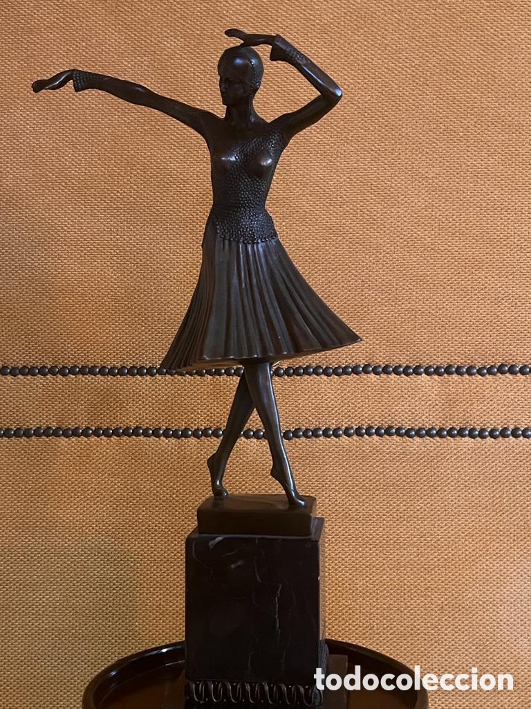 Arte: Figura bronce bailarina - Foto 2