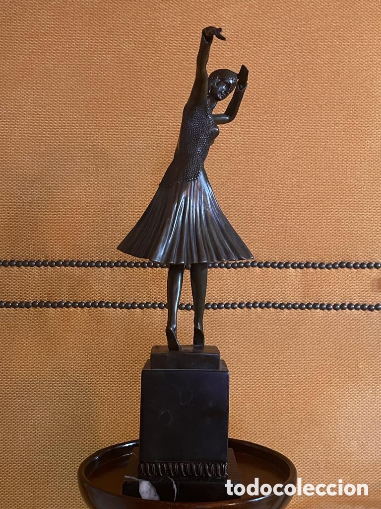 Arte: Figura bronce bailarina - Foto 5