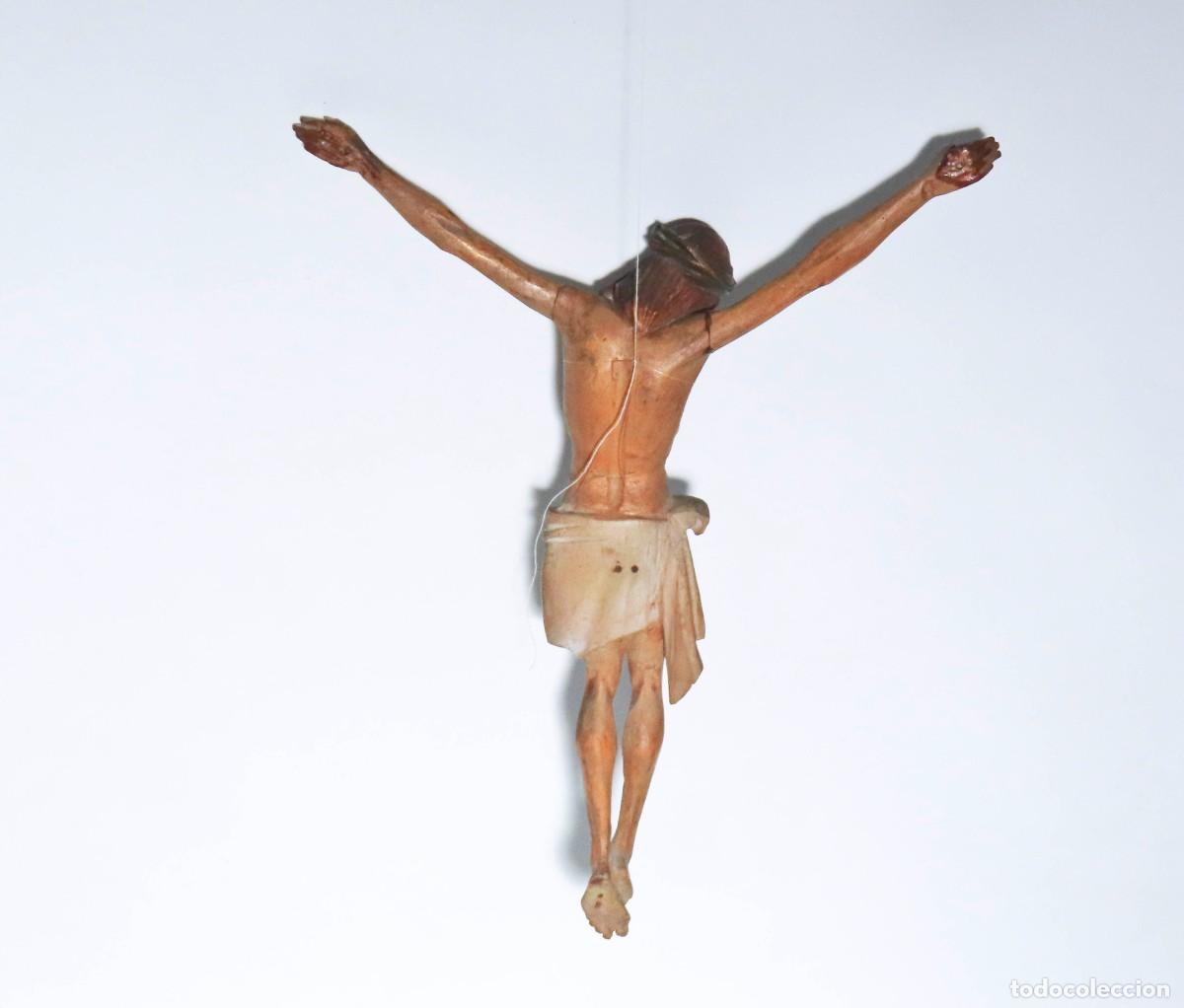 Arte: Antiguo Cristo tallado en madera - Foto 6
