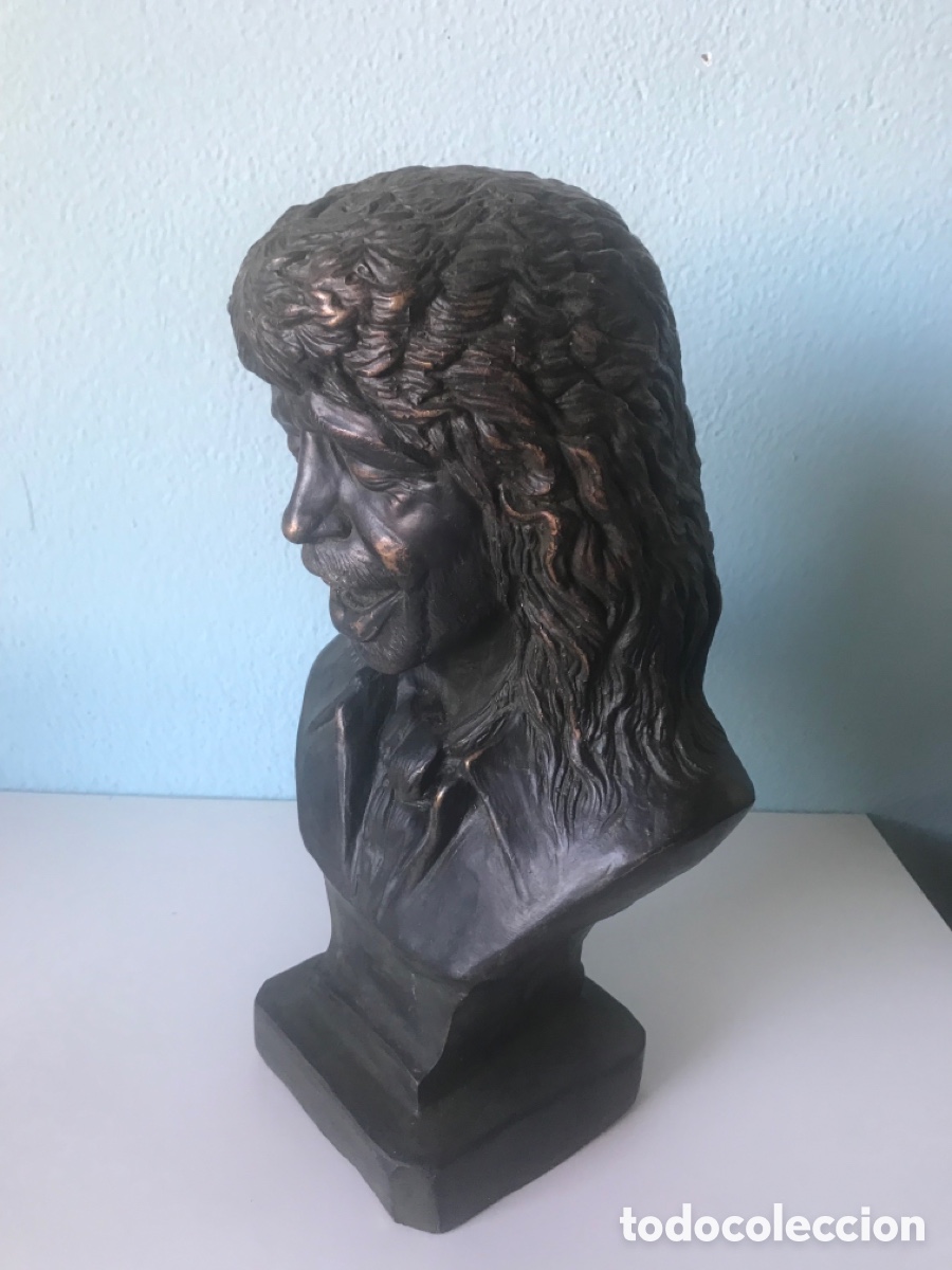 Arte: Busto Camar&oacute;n de la isla en bronce - Foto 4