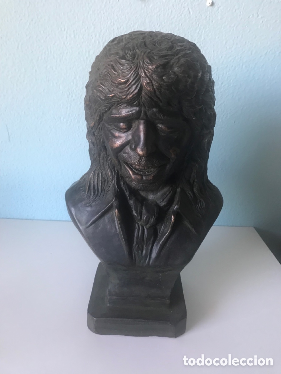 Arte: Busto Camar&oacute;n de la isla en bronce - Foto 1