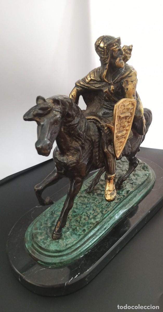 Arte: Guerrero &Aacute;rabe a Caballo Bronce - Foto 2