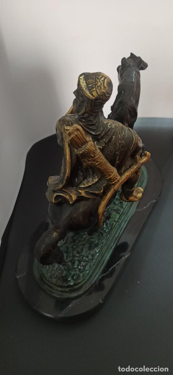 Arte: Guerrero &Aacute;rabe a Caballo Bronce - Foto 3