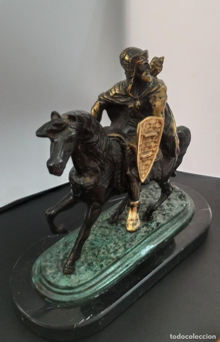 Arte: Guerrero &Aacute;rabe a Caballo Bronce - Foto 6