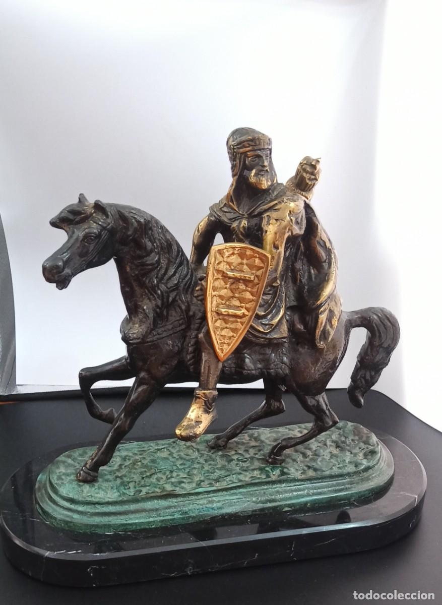 Arte: Guerrero &Aacute;rabe a Caballo Bronce - Foto 7