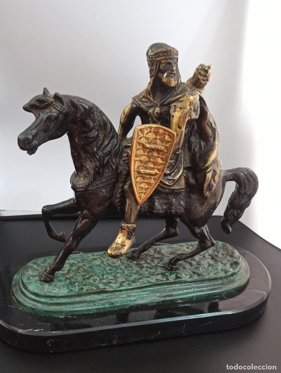 Arte: Guerrero &Aacute;rabe a Caballo Bronce - Foto 1