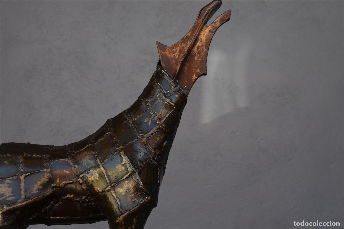Arte: Sculpture en fer forg&eacute; cheval sign&eacute; Boitard - Foto 2
