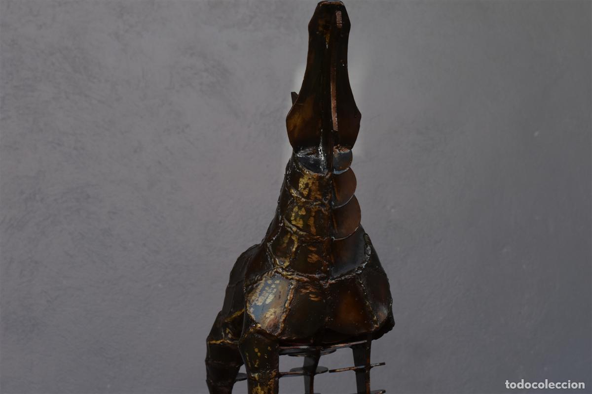 Arte: Sculpture en fer forg&eacute; cheval sign&eacute; Boitard - Foto 4