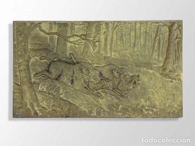 Arte: Cyn&eacute;g&eacute;tique :plaque en bronze - Foto 1