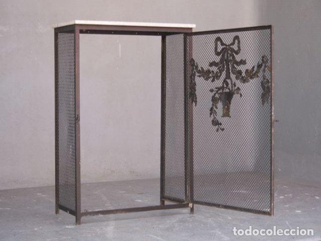 Arte: Cache radiateur 1900 d&eacute;cor bronze dor&eacute; - Foto 6