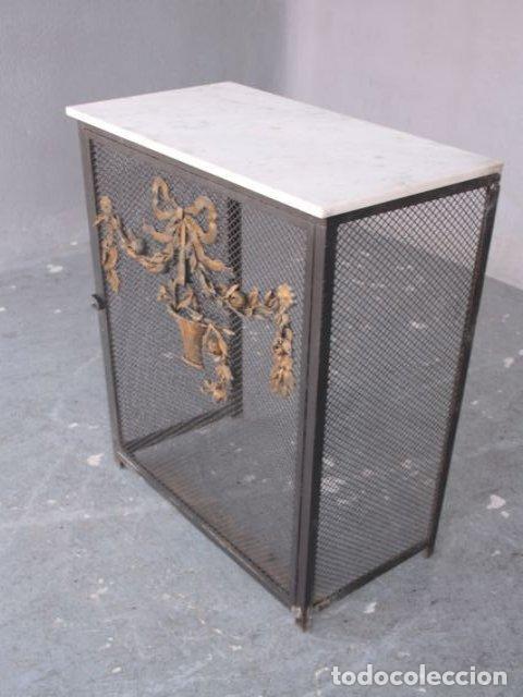 Arte: Cache radiateur 1900 d&eacute;cor bronze dor&eacute; - Foto 8