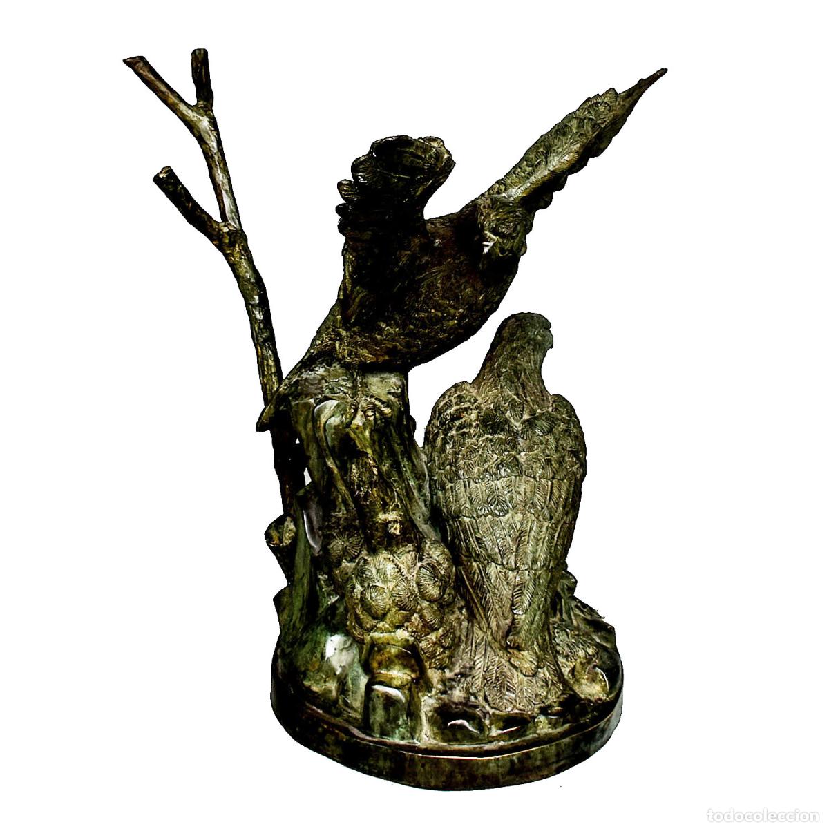Arte: Table de milieu aux aigles en bronze - Foto 4