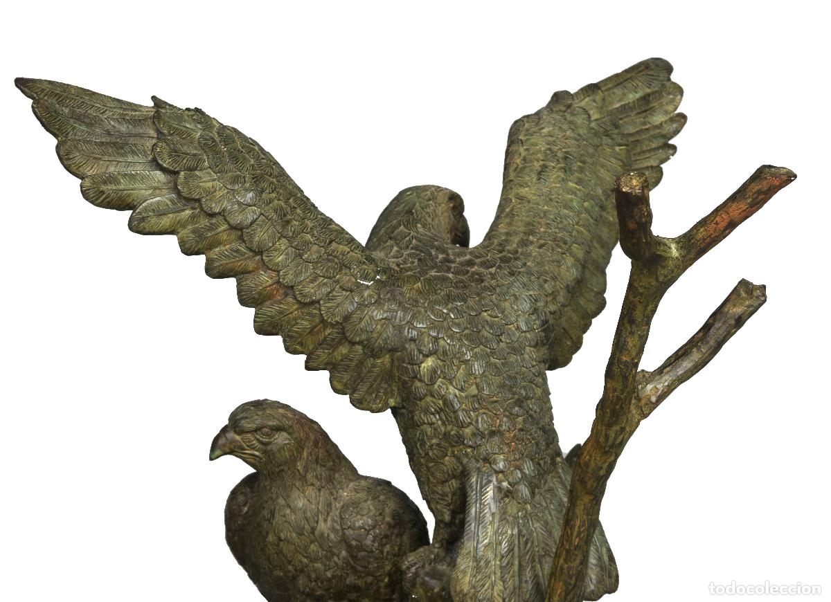 Arte: Table de milieu aux aigles en bronze - Foto 7