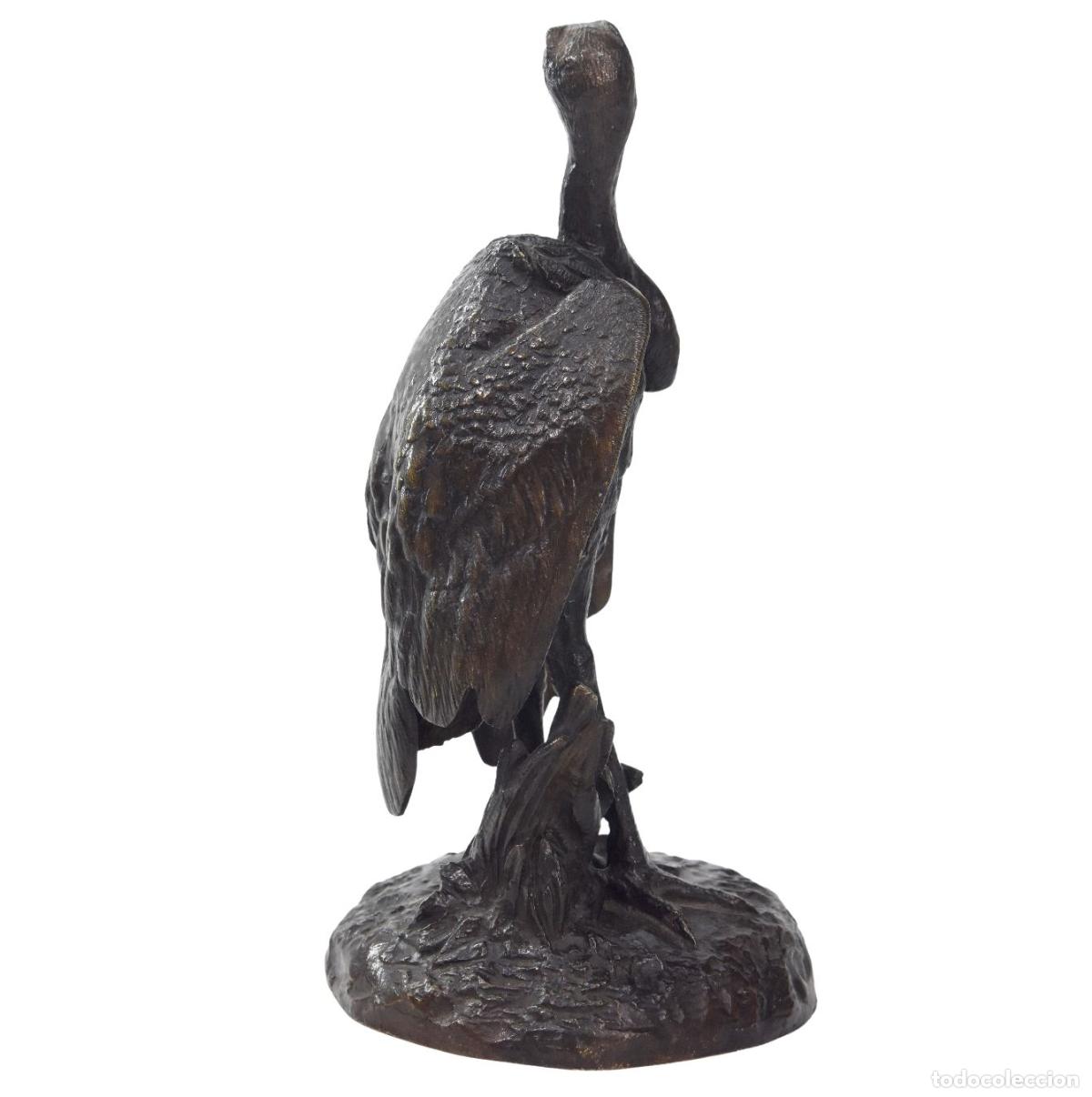 Arte: Marabout en bronze par Fratin - Foto 3
