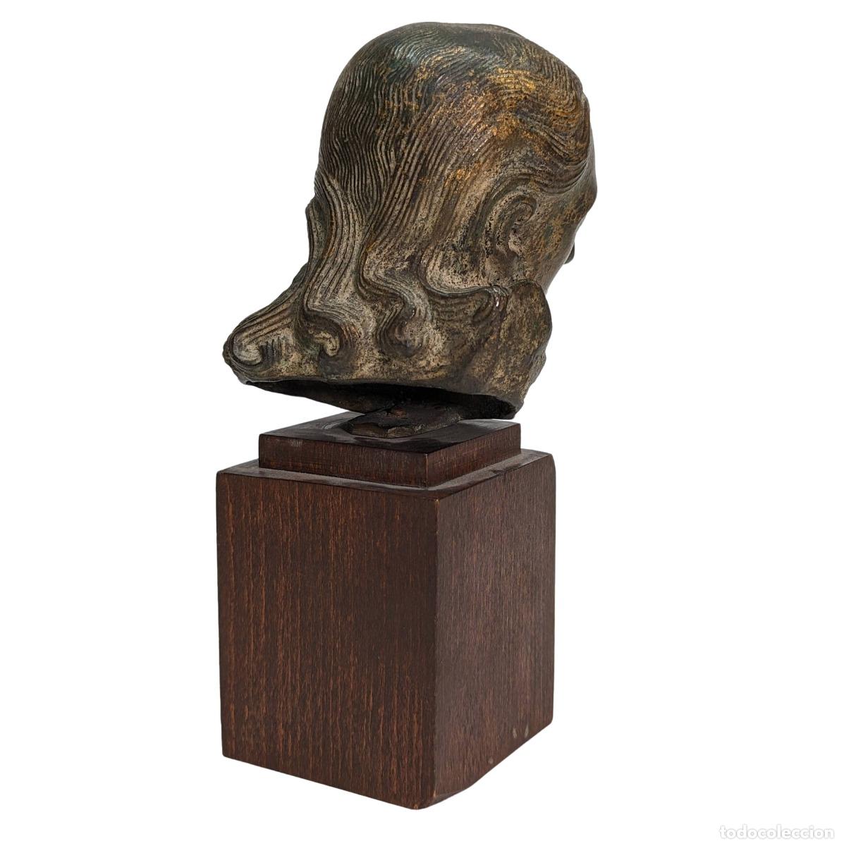 Arte: T&ecirc;te de christ en bronze - Foto 3