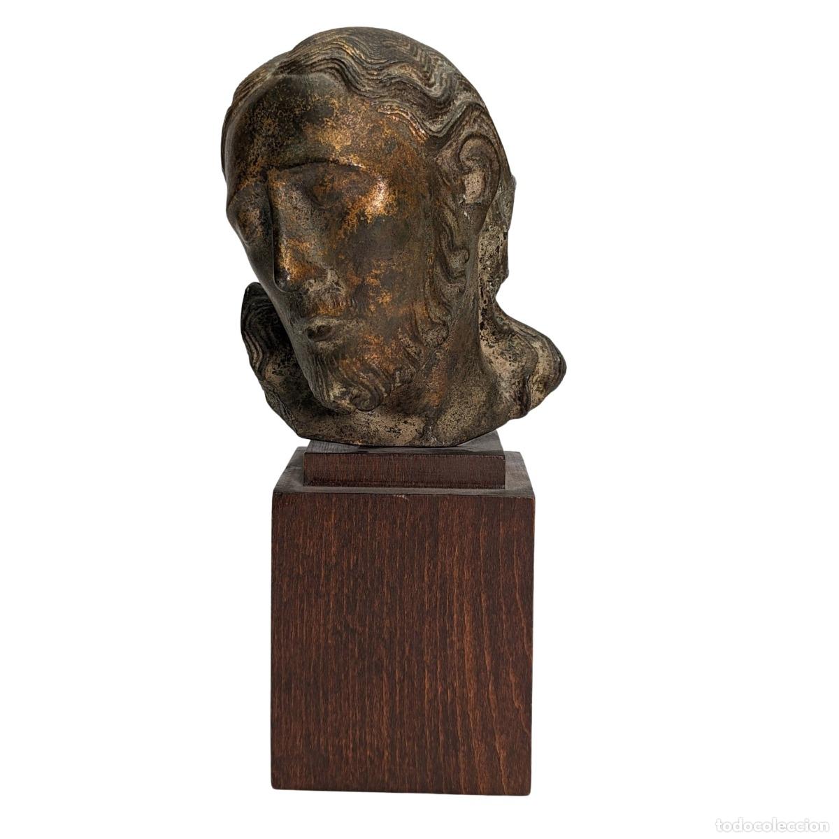Arte: T&ecirc;te de christ en bronze - Foto 1