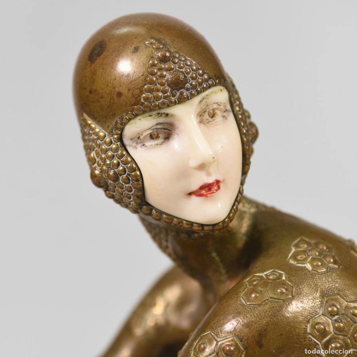 Arte: Tanara Chrys&eacute;l&eacute;phantine Danseuse de Chiparus 1930 - Foto 10