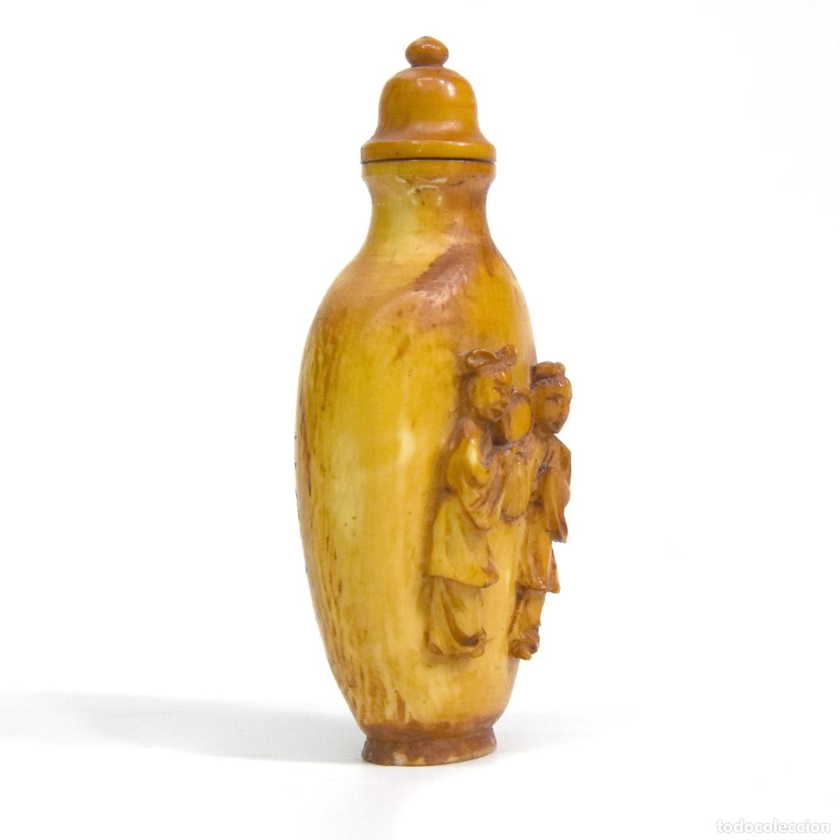 Arte: flacon &agrave; opium en ivoire - Foto 2