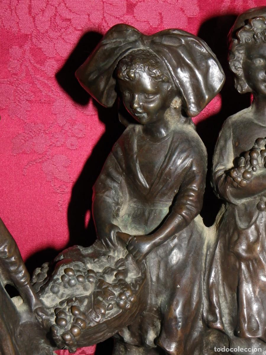 Arte: Bronce Ni&ntilde;os en la vendimia - Foto 9