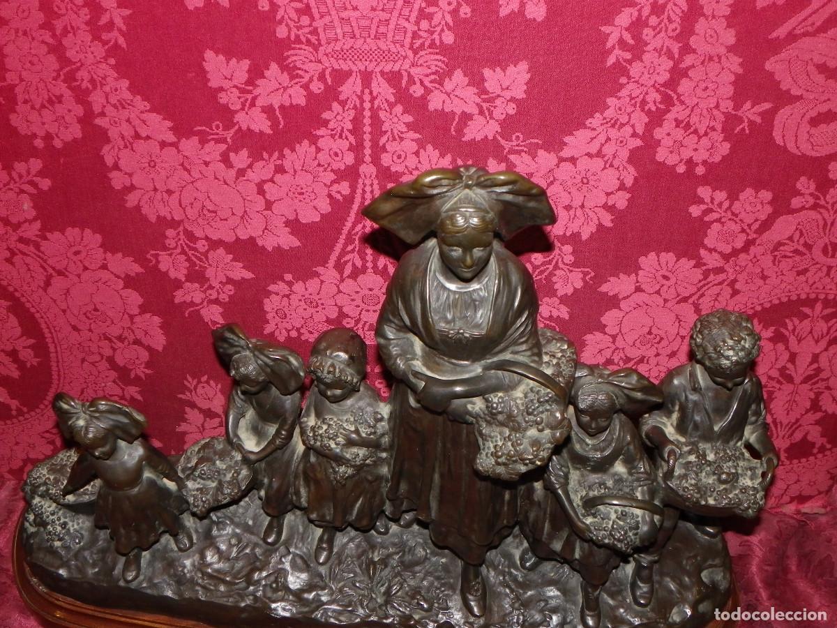 Arte: Bronce Ni&ntilde;os en la vendimia - Foto 13