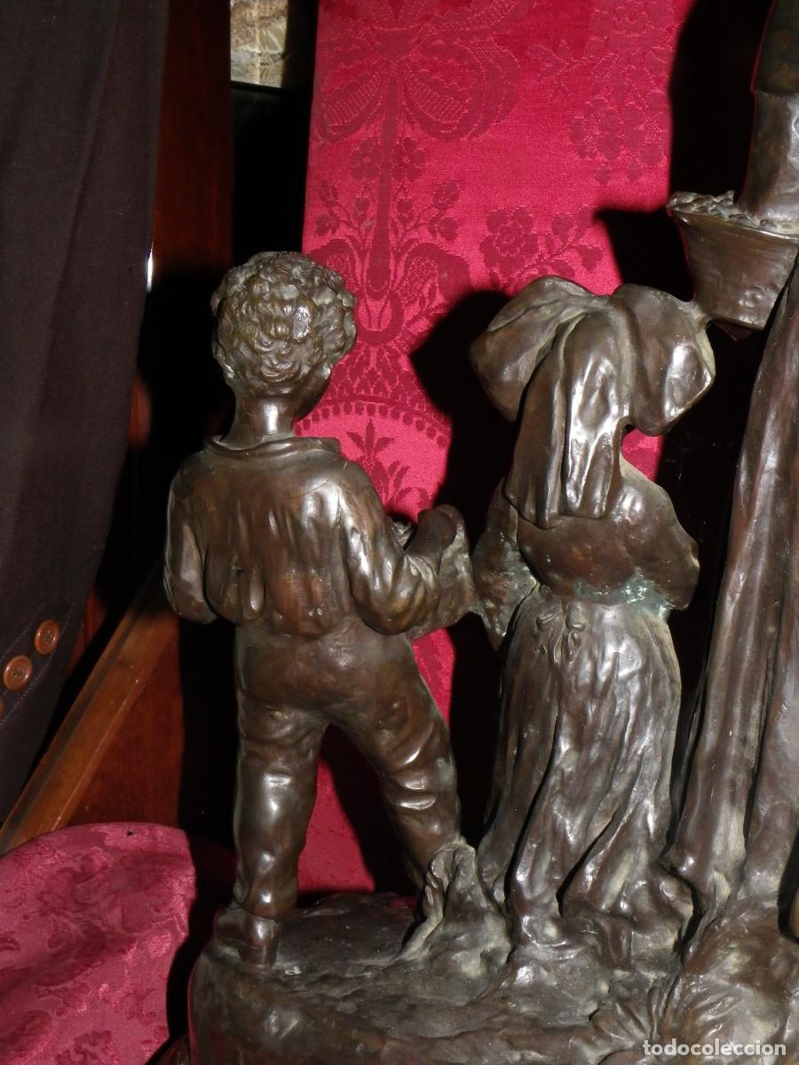 Arte: Bronce Ni&ntilde;os en la vendimia - Foto 15
