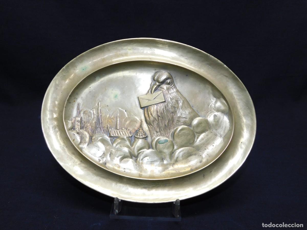 Arte: PLATO RELIEVE BRONCE - Foto 1