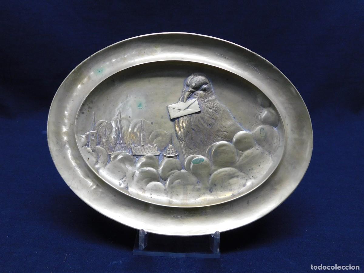 Arte: PLATO RELIEVE BRONCE - Foto 4