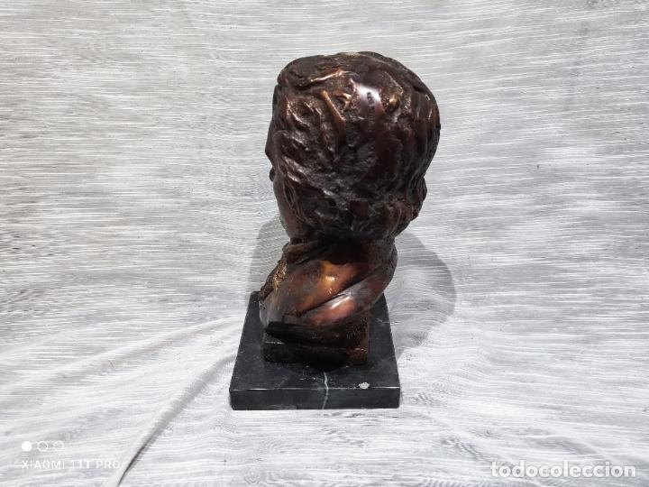 Arte: EXCELENTE BUSTO DE BRONCE DE BEETHOVEN - Foto 3