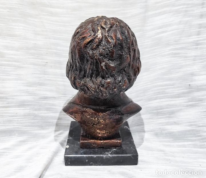Arte: EXCELENTE BUSTO DE BRONCE DE BEETHOVEN - Foto 4