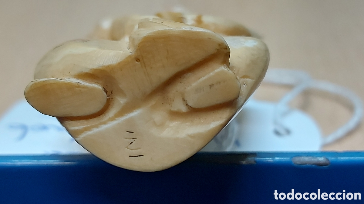 Arte: NETSUKE ORIENTAL ANTIGUO - Foto 5