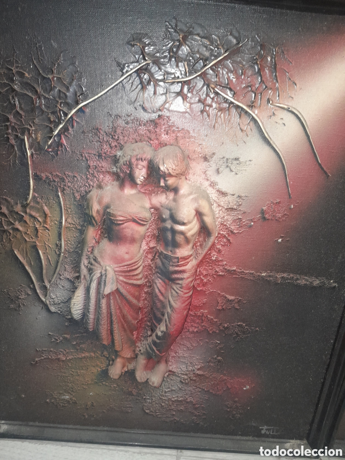 Arte: 2 cuadros con relieve - Foto 2