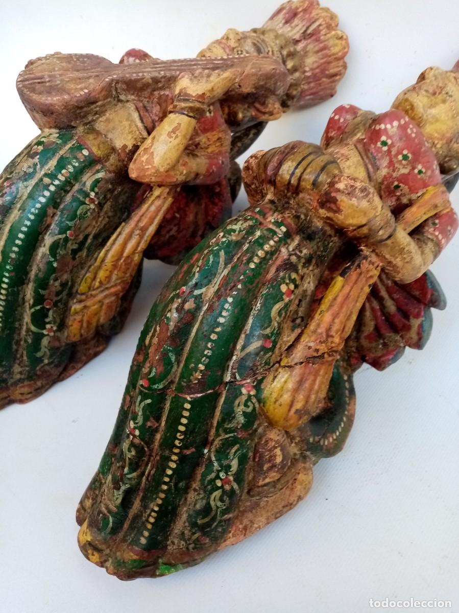 Arte: alegorias de madera policromada - - Foto 4