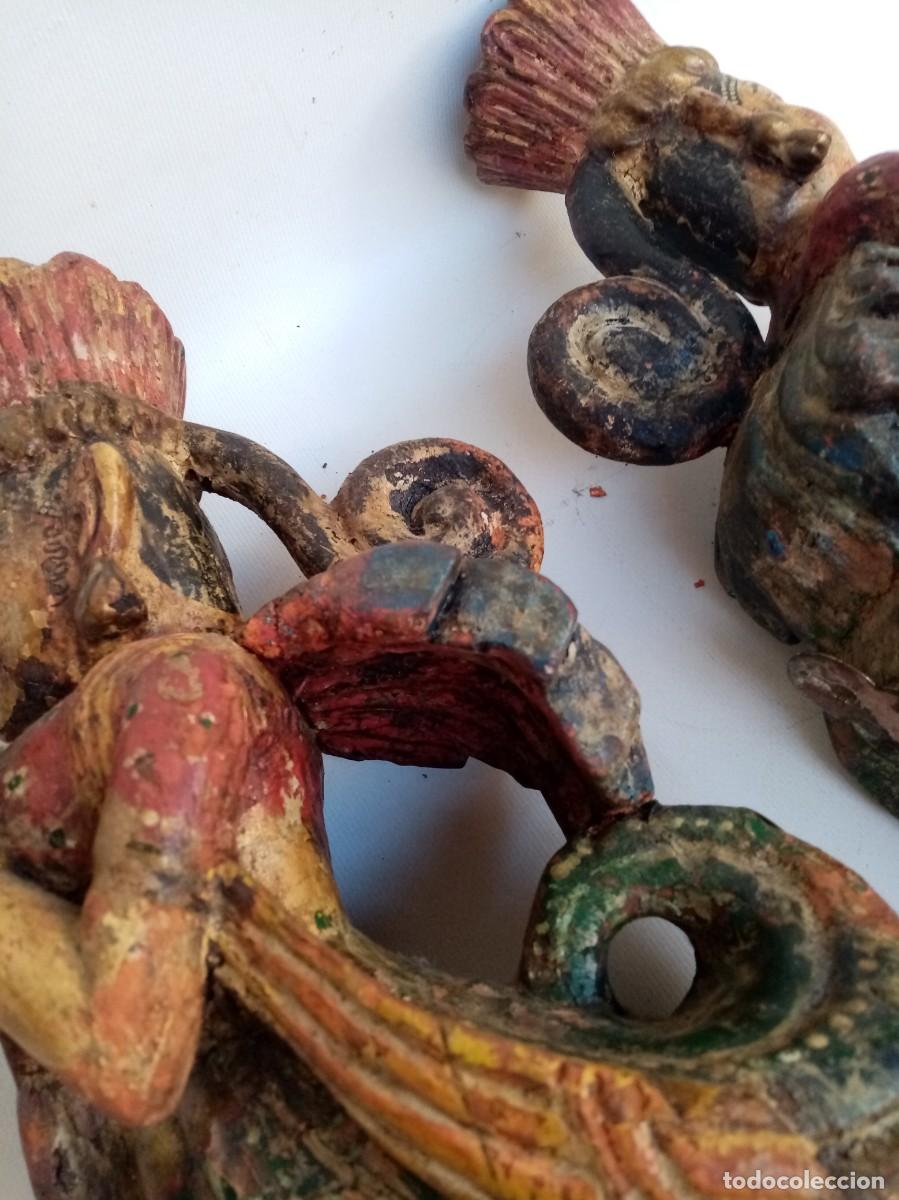 Arte: alegorias de madera policromada - - Foto 7