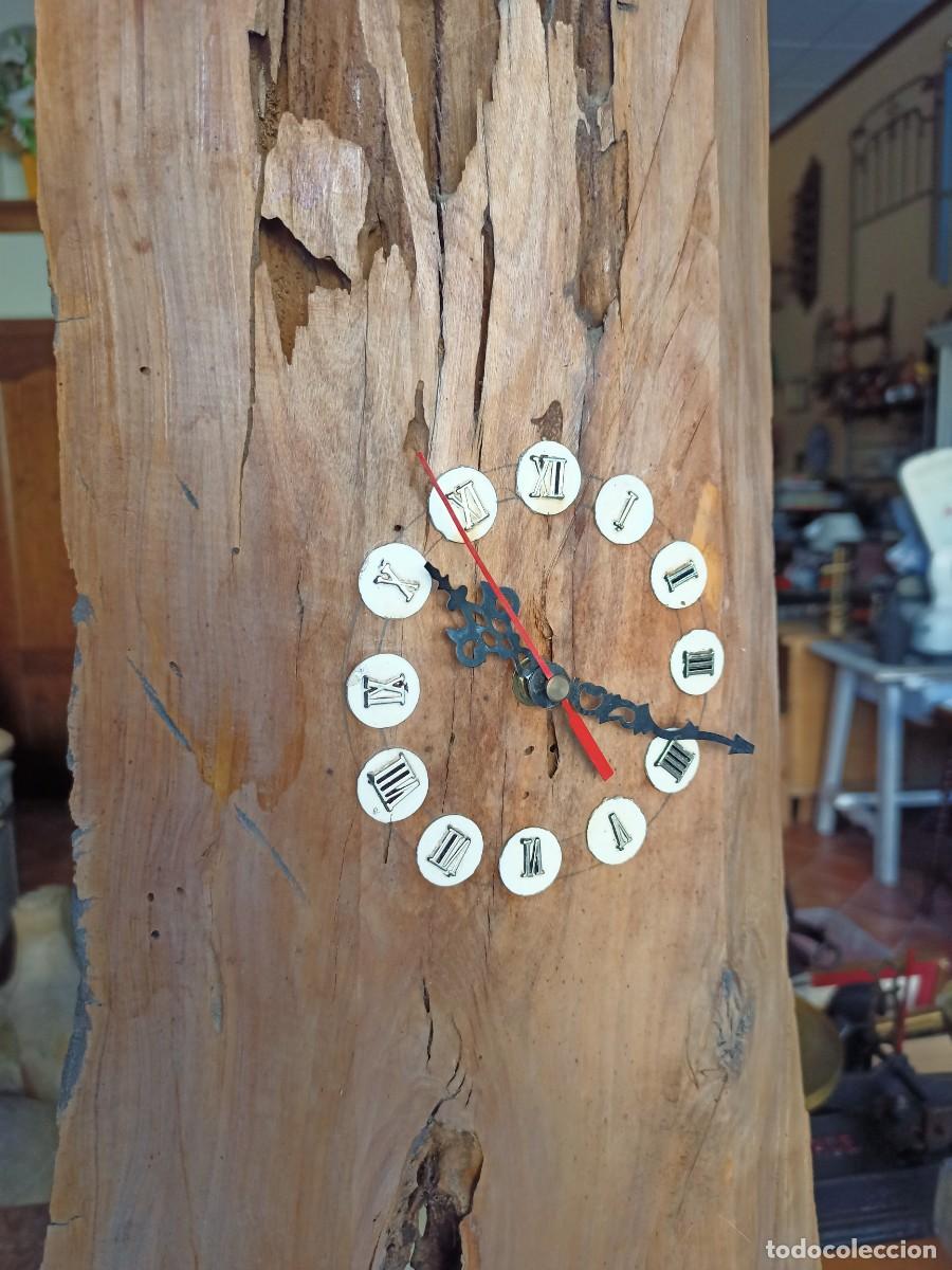 Arte: Reloj de madera de olivo - Foto 2