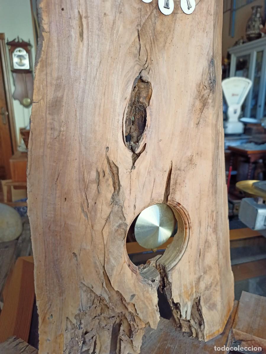 Arte: Reloj de madera de olivo - Foto 3