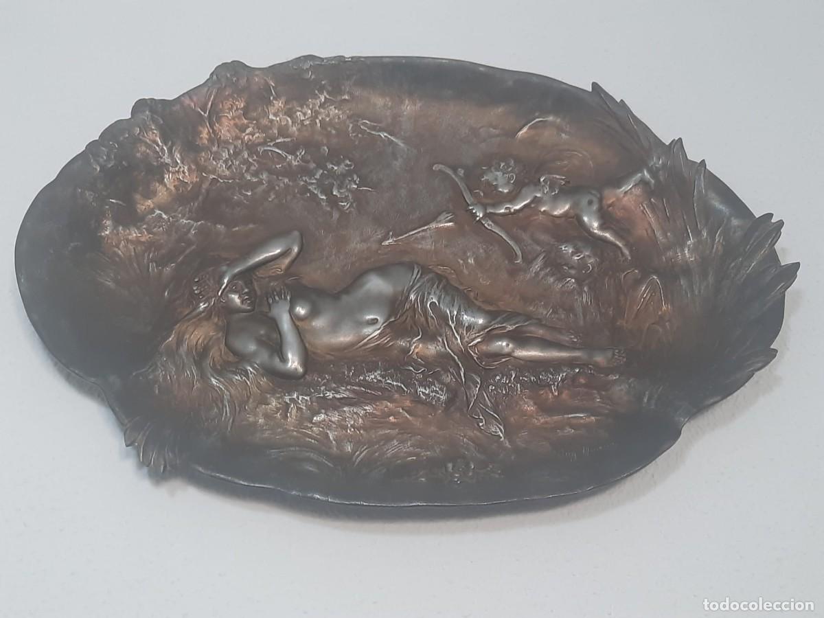 Arte: Bandeja de Bronce de Auguste Moreau - Foto 1