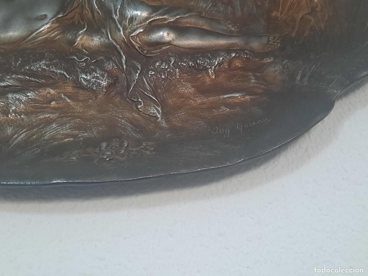 Arte: Bandeja de Bronce de Auguste Moreau - Foto 2