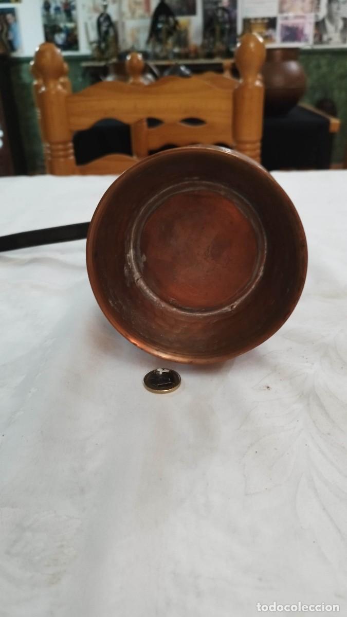 Arte: Chocolatera de cobre . - Foto 4